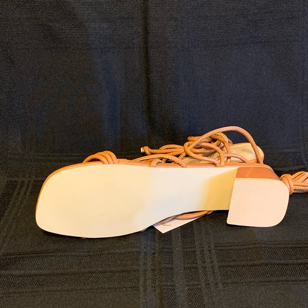 Heltid Tan Gladiator Sandals Size 9 - Picture 4 of 8